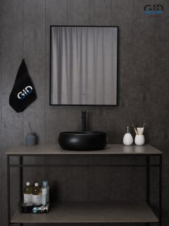 Раковина Gid Bm9030ds 53384 накладная черная матовая 40x30x13.5